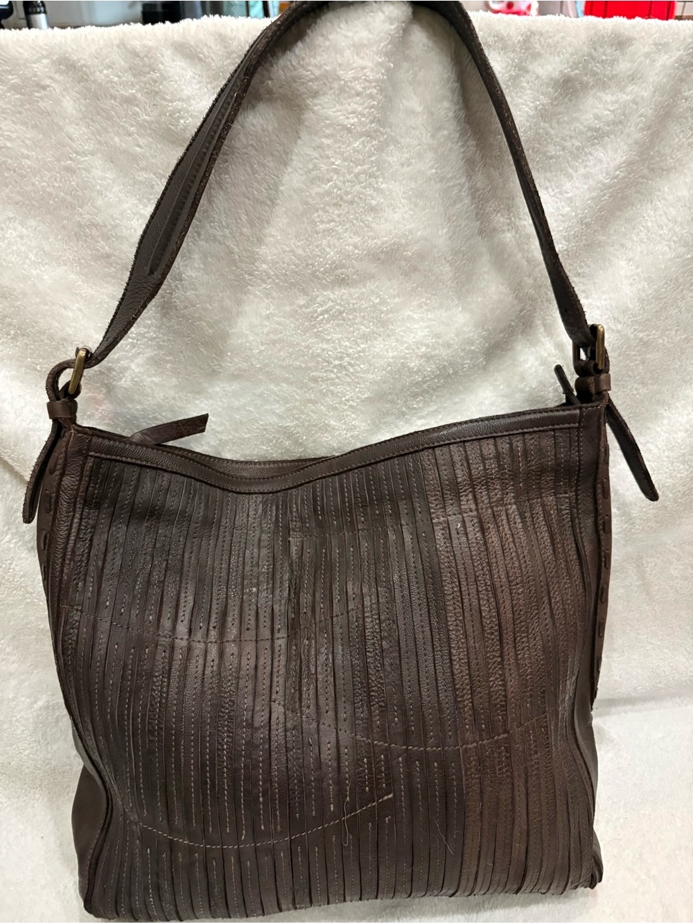 Amsterdam Heritage Leather Shoulder Bag – Brown